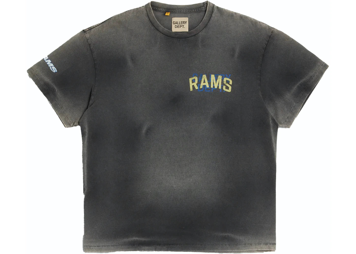 Gallery Dept. LA Rams Sun Faded Tee Black