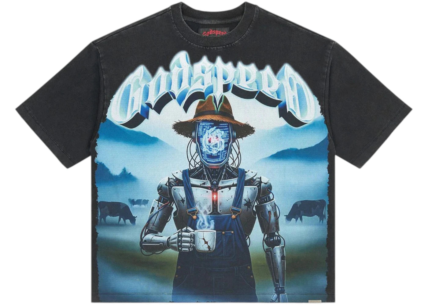 Godspeed Aura Farm T-shirt Black