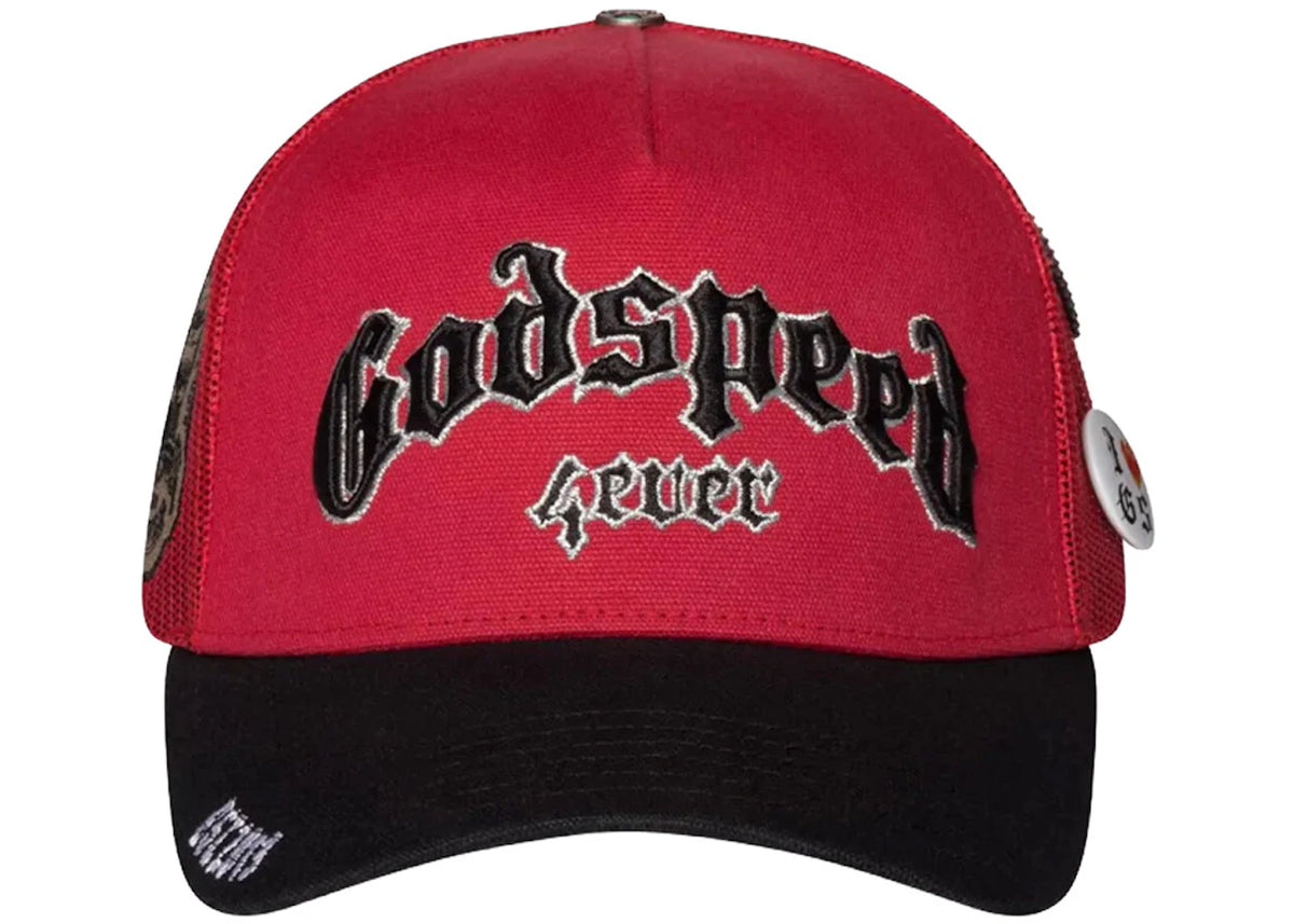 Godspeed GS Forever Trucker Hat Red/Black
