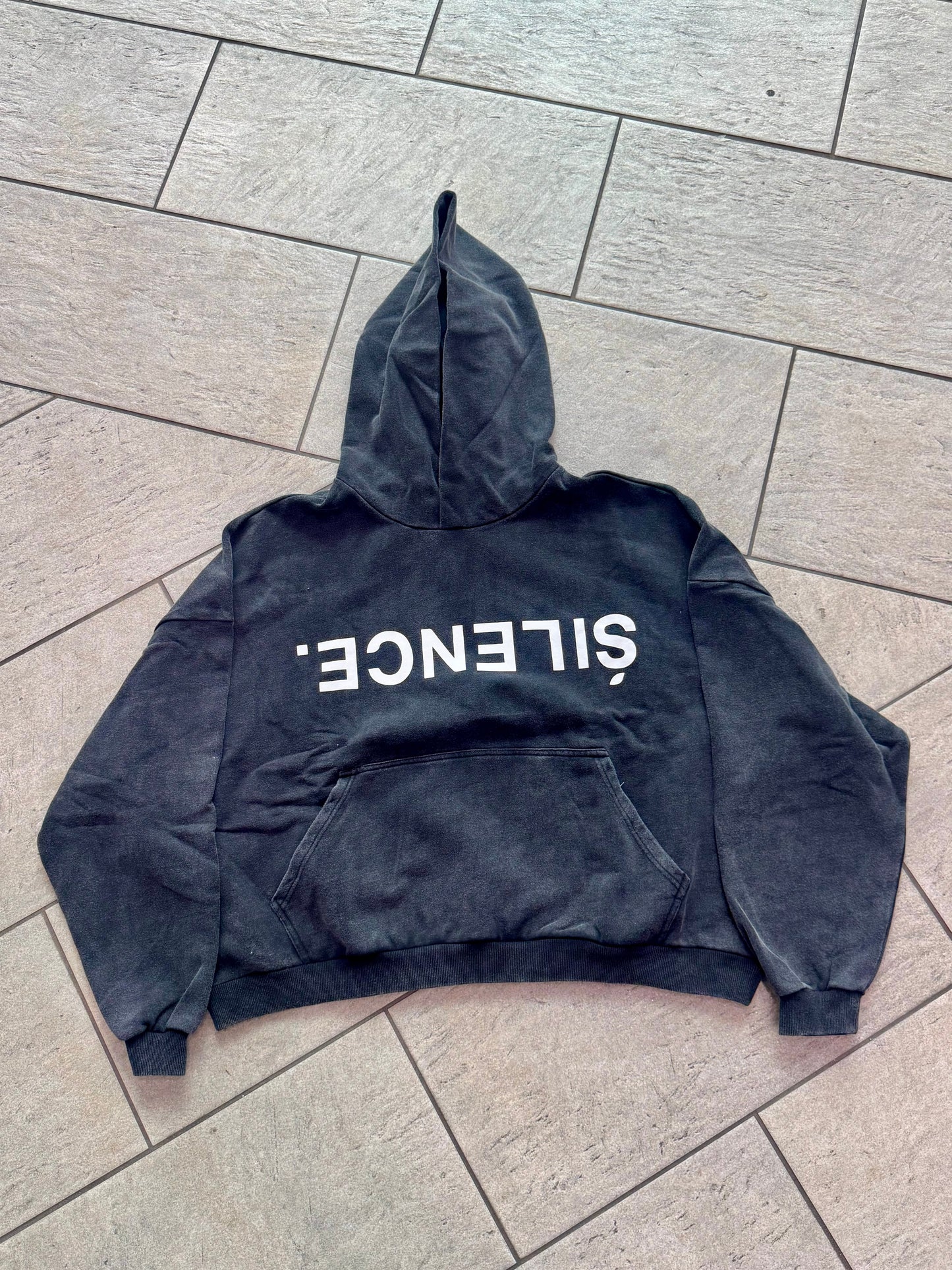 Onyx Apparel silence Acid black Hoodie