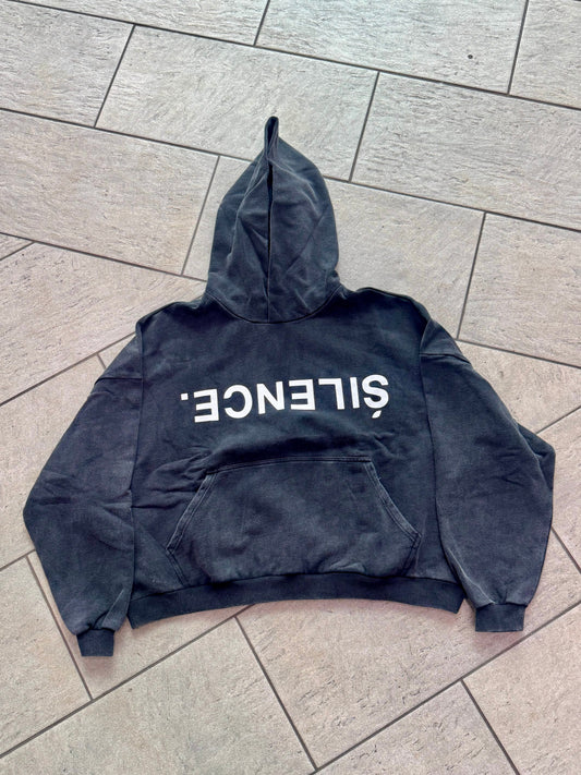 Onyx Apparel silence Acid black Hoodie