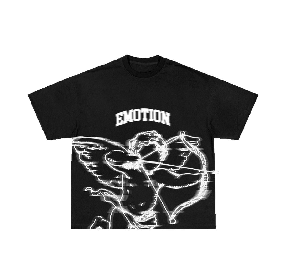 MIXED EMOTION Black “Blur” Tee