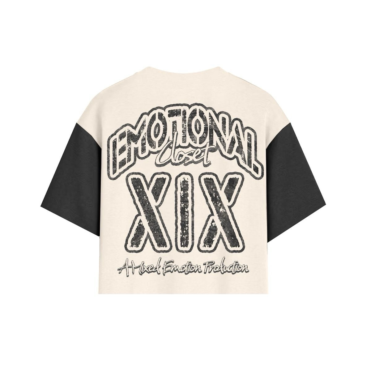 MIXED EMOTION “Emotional Closet” Cropped Tee