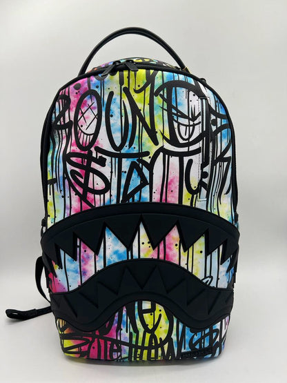 SPRAY GROUND GRAFFITI SHARKMOUTH THROWS DLXSV BACKPACK (B1295)