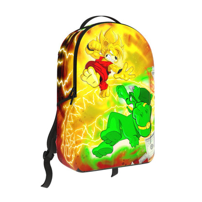 SPRAY GROUND DRAGON BEAR VS MONEY BEAR DLXSR BACKPACK (B6260)