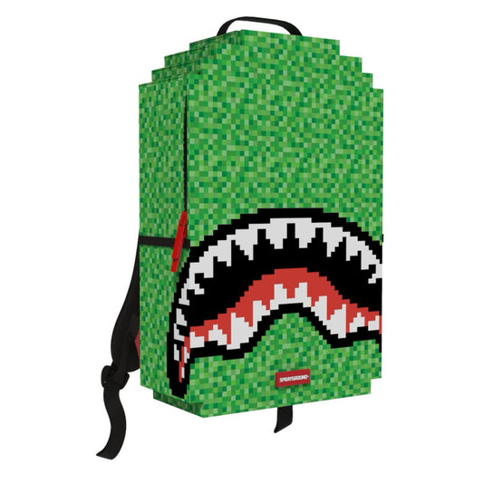 SPRAY GROUND PIXEL SHAPE MINECRAFT BACKPACK (B5990)