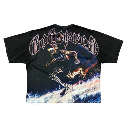 GODSPEED RUN CLUB T-SHIRT (BLACK)