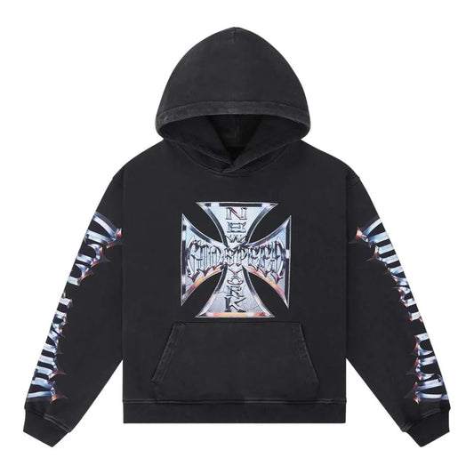 Godspeed Chrome Motto Hoodie Black Wash