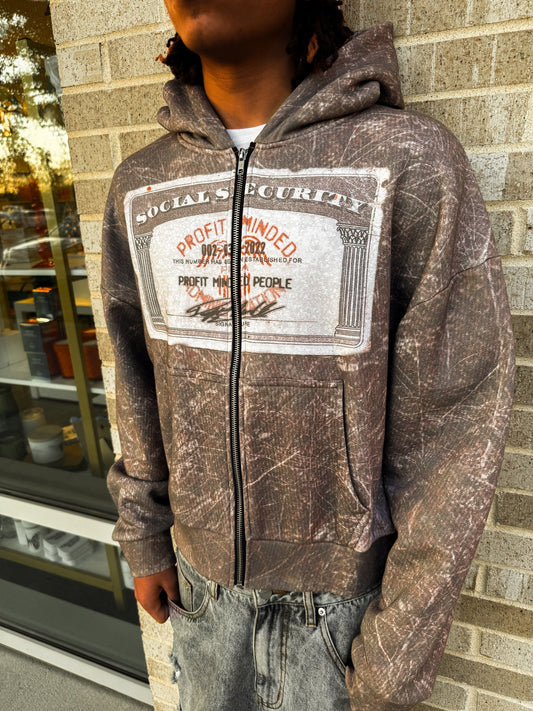 SSN Camo Zip Up