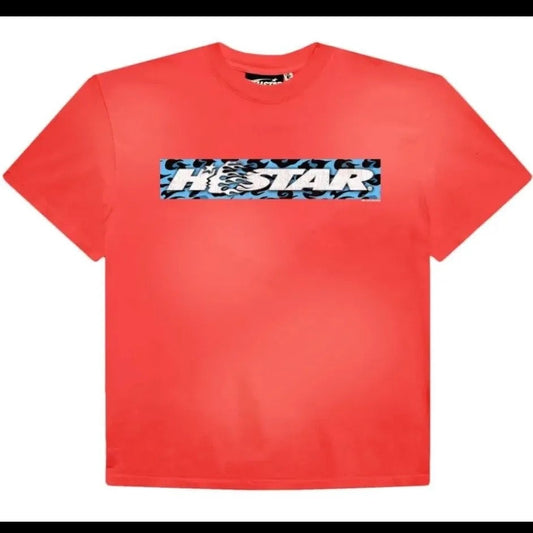 HELLSTAR RED/BLUE CAMO BOX LOGO TEE