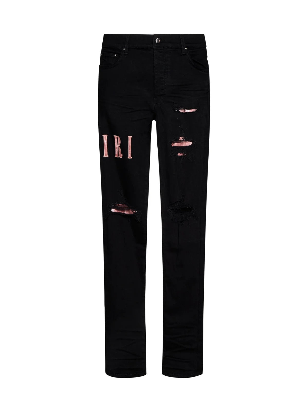 Amiri Jeans Black Tie Dye Core Logo
