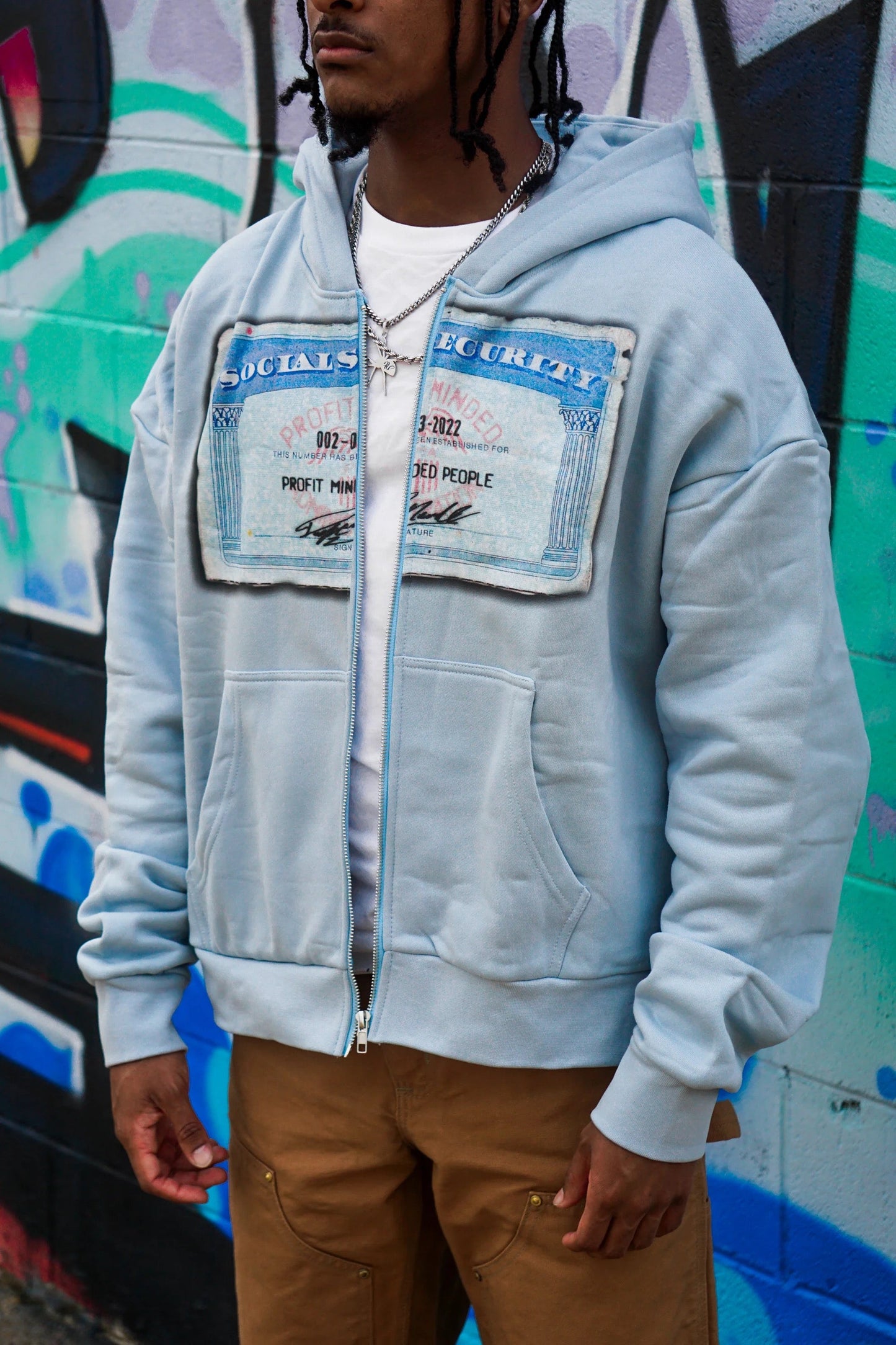 SSN SkyBlue Zip Up