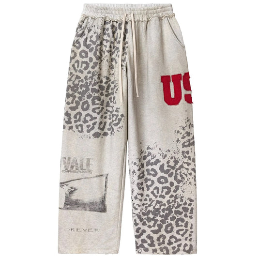 Vale Forever Cheetah Sweats 'Grey'