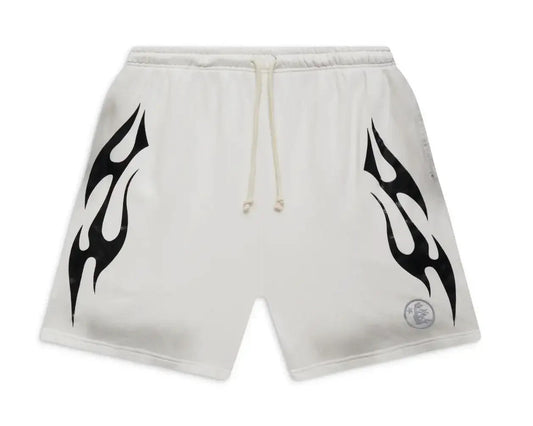 HELLSTAR 'WHITE' FLAME SHORTS