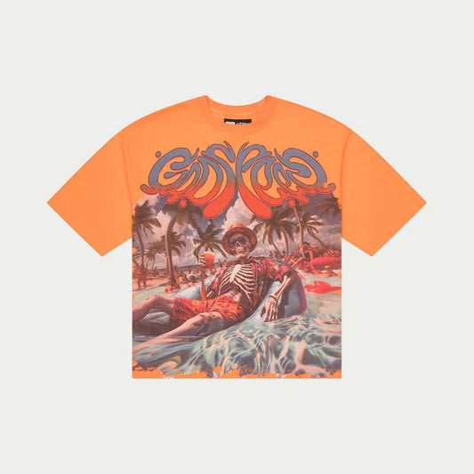GODSPEED POOL PARTY TEE TANGERINE ORANGE