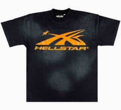 Hellstar Sport Logo T-Shirt Black/Orange