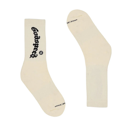 Godspeed OG Logo Socks (Bone) BOOM