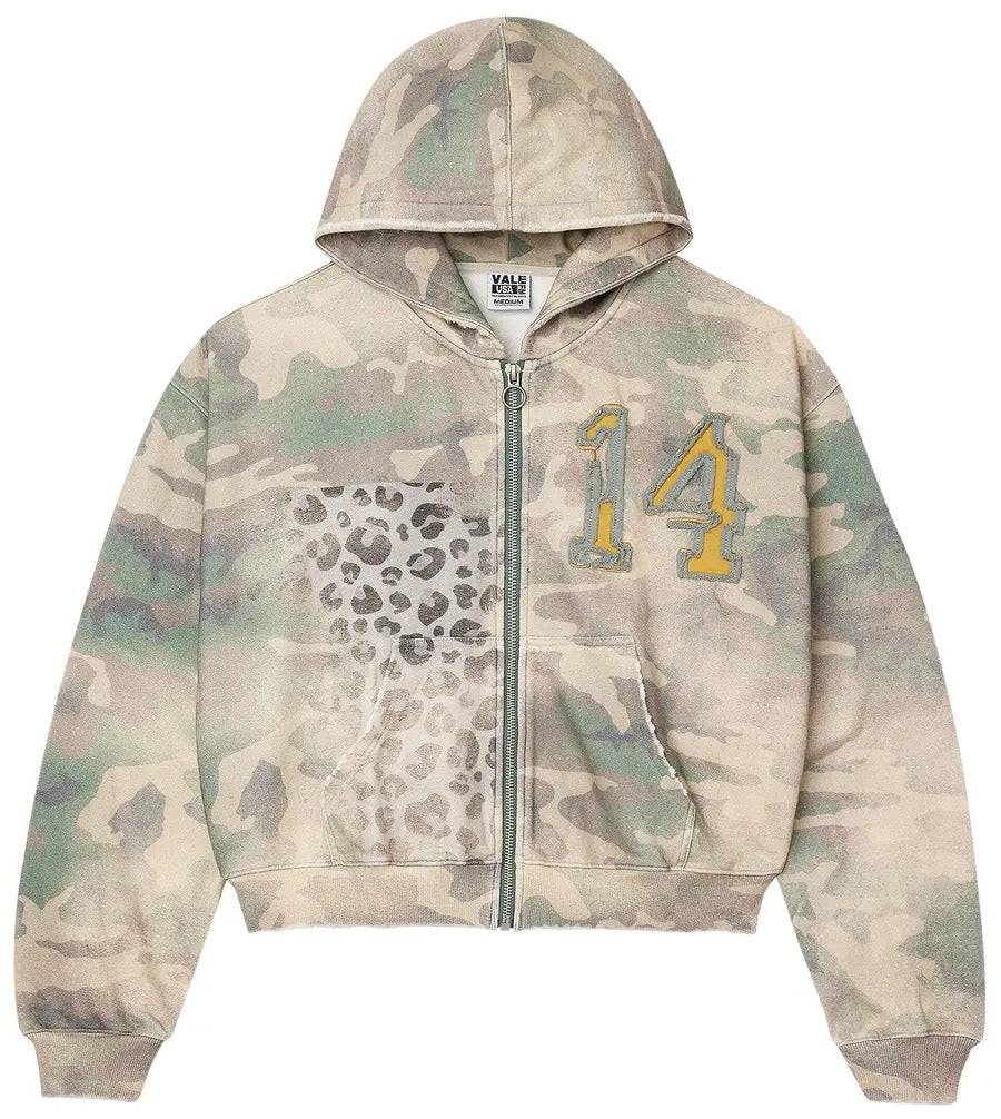Vale Forever Cheetah Camo Zip Up 'Leopard/Camo'