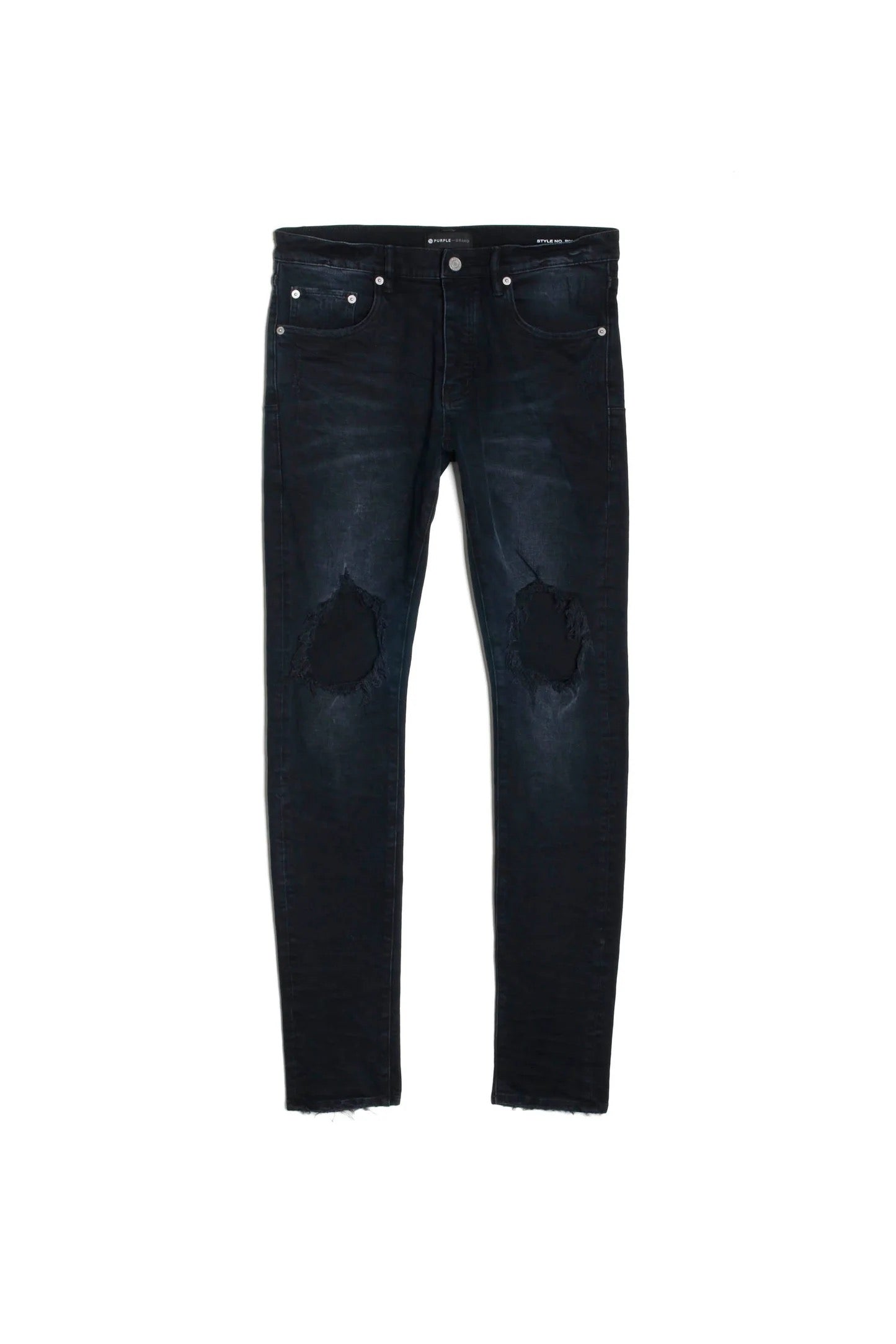 Purple Brand Black Wash Blowout Jeans