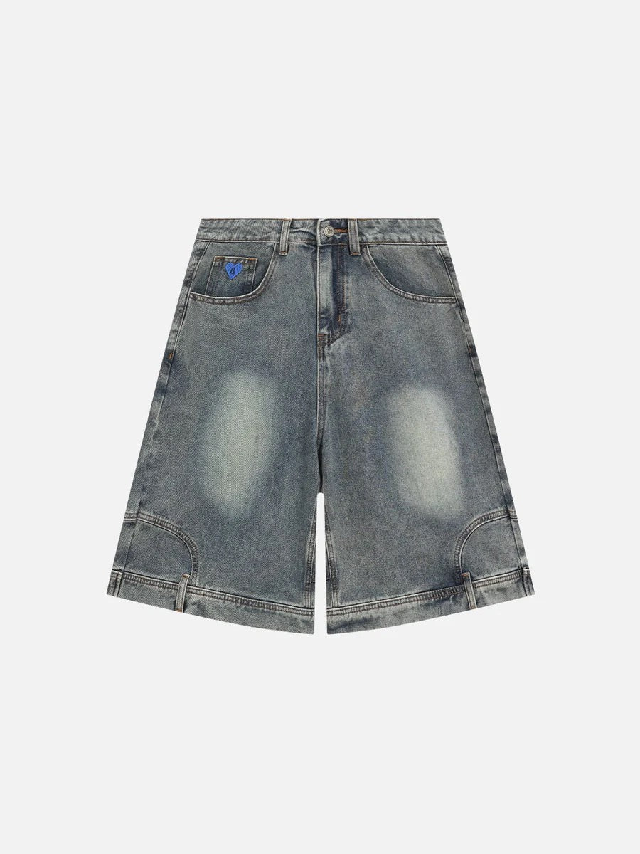 AELFRIC EDEN WASHED REVERSE JORTS
