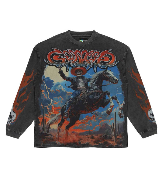 GODSPEED BEST WESTERN L/S TEE BLACK