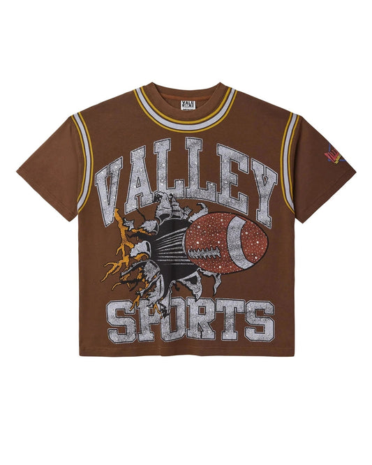 VALE FOREVER BLING TEE CHOCOLATE BROWN