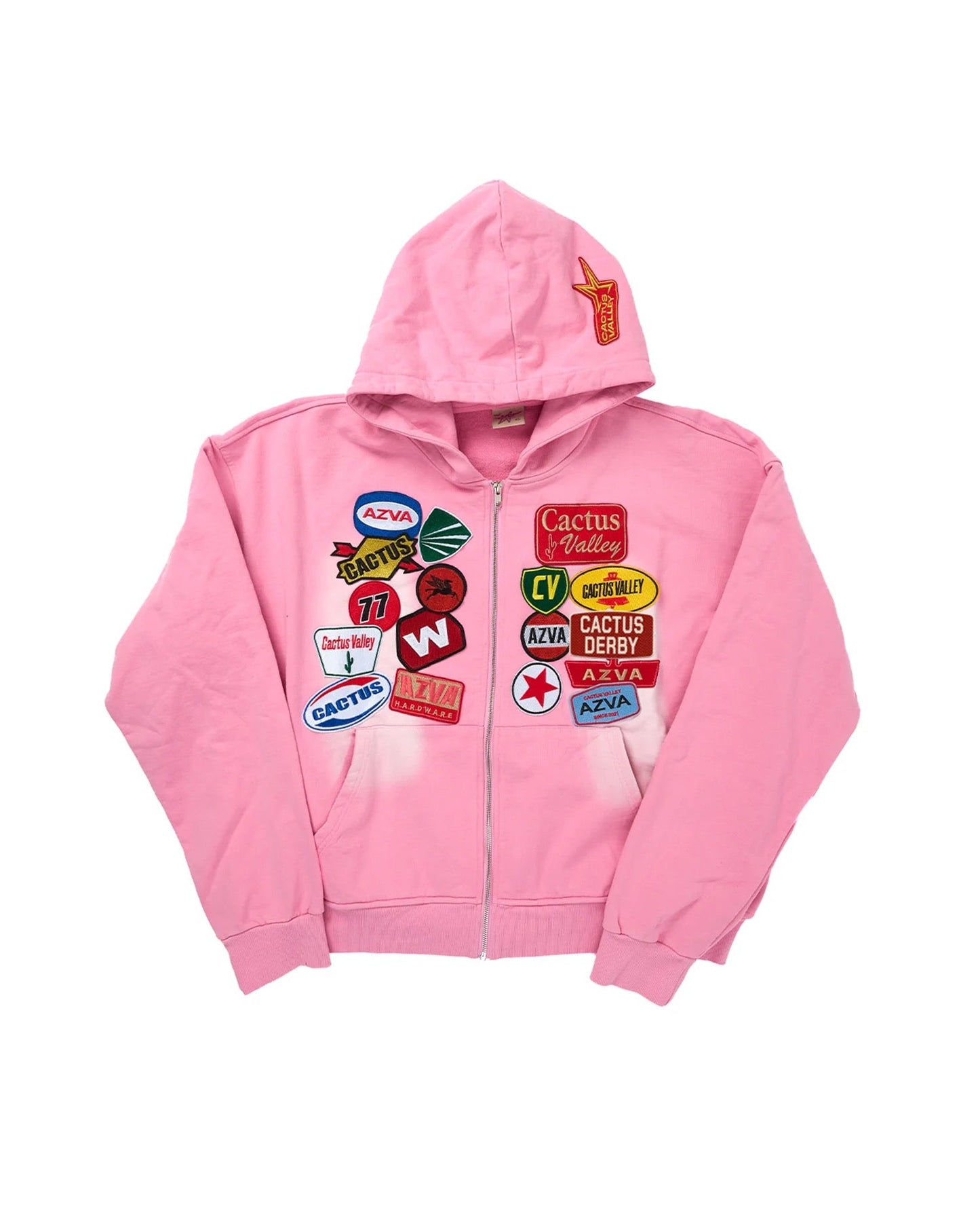Azva Rest Stop Hoodie - Pink