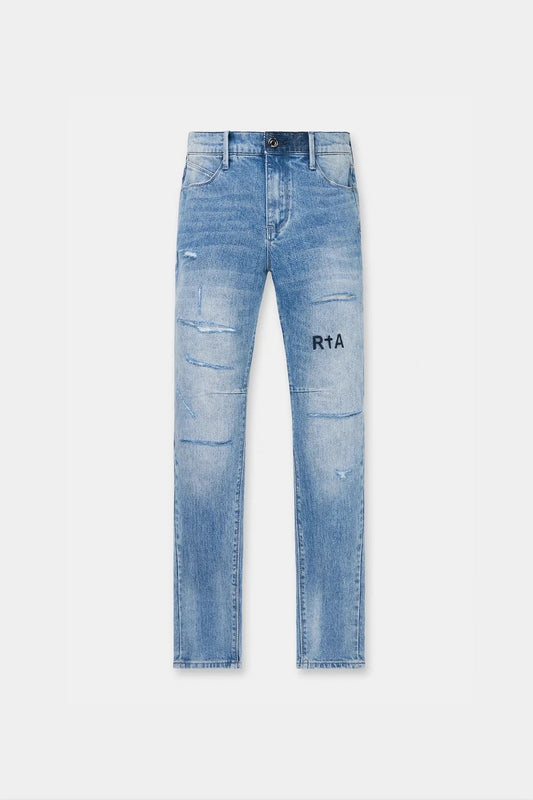 RTA BRYANT RIPPED SKINNY JEAN | DISTRESSED VINTAGE BLUE
