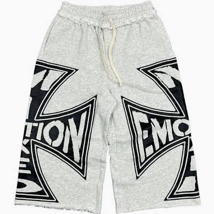 Mixed Emotion Grey “Classic” 3/4 Shorts
