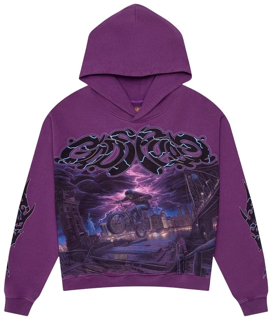 GODSPEED B.M.X HOODIE PURPLE