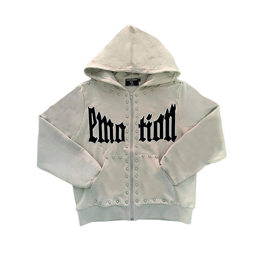 MIXED EMOTION Grey 'Crown' Hoodie
