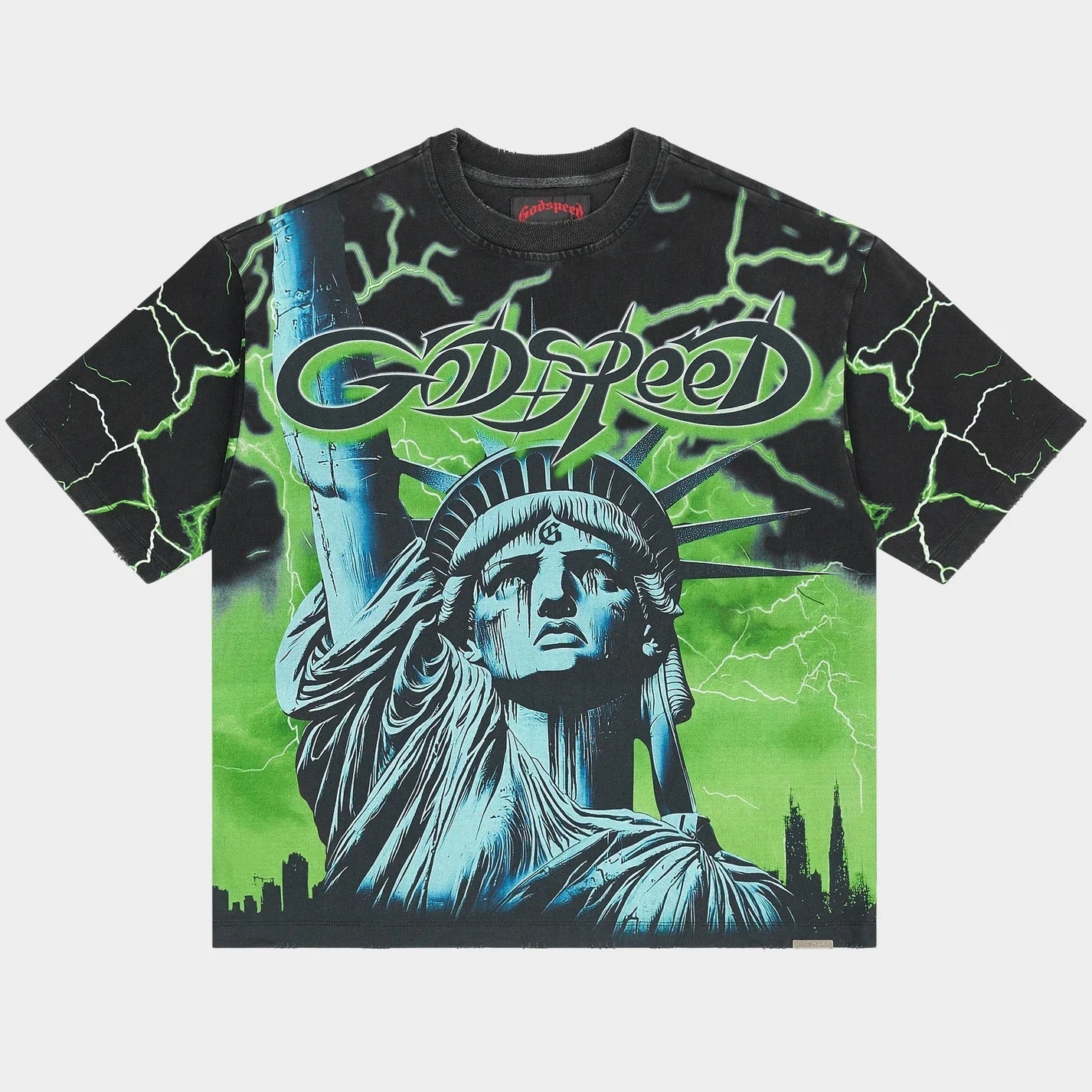 GODSPEED VOLTAGE T-SHIRT (LIME)