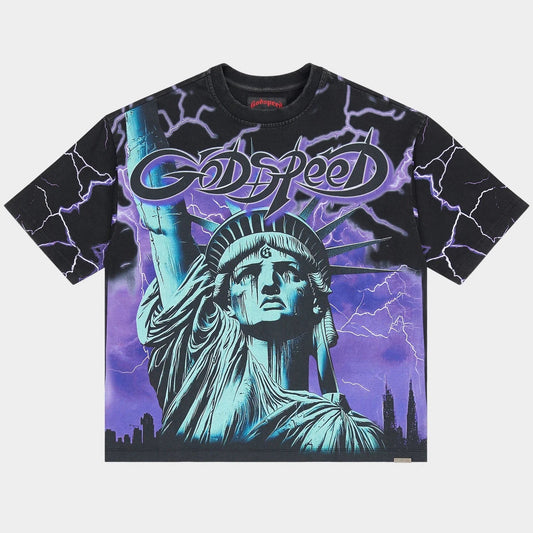 GODSPEED VOLTAGE T-SHIRT (GRAPE)