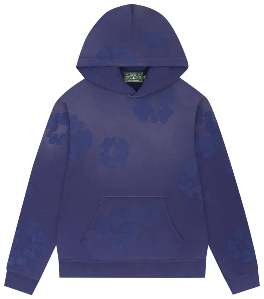 Denim Tears Mono Cotton Wreath Hoodie Washed Blue