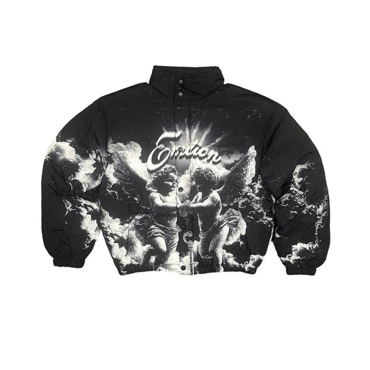 Mixed Emotion Cloud’ Puffer Jacket