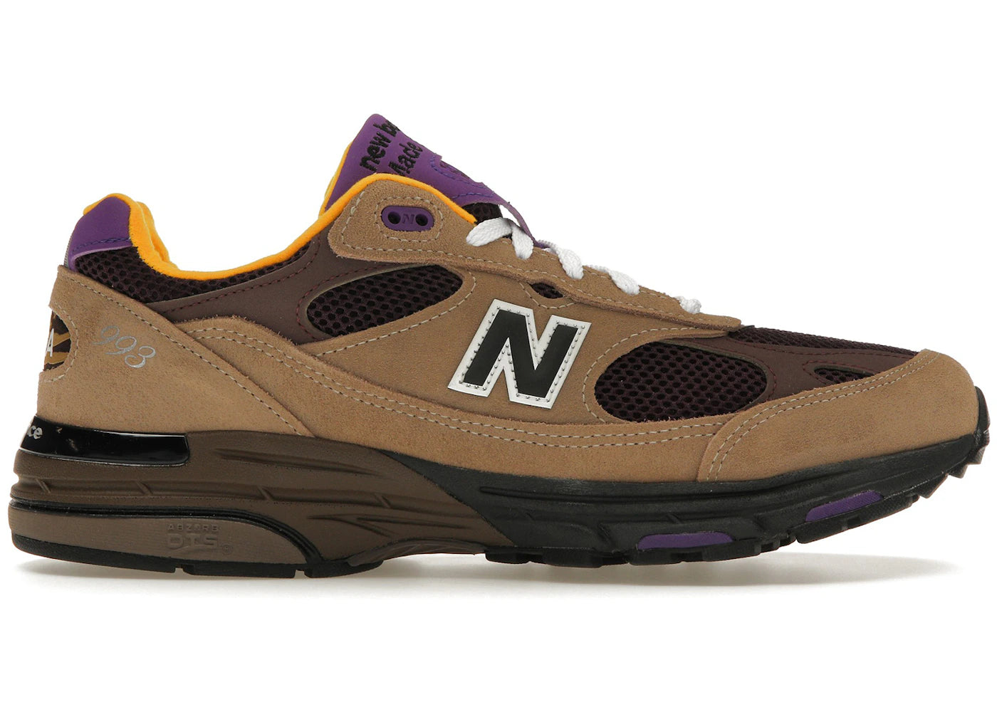 New Balance 993 MiUSA Mushroom Midnight Violet