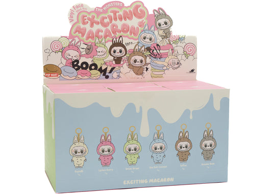 Pop Mart Labubu The Monsters Exciting Macaron Vinyl Face Blind Box Whole Set