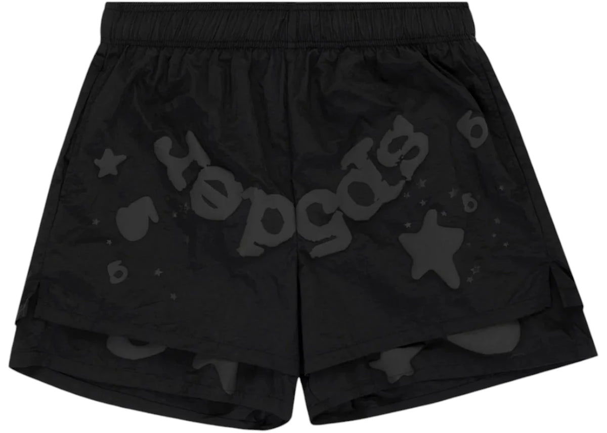 Sp5der Beluga Double Layer Short Black