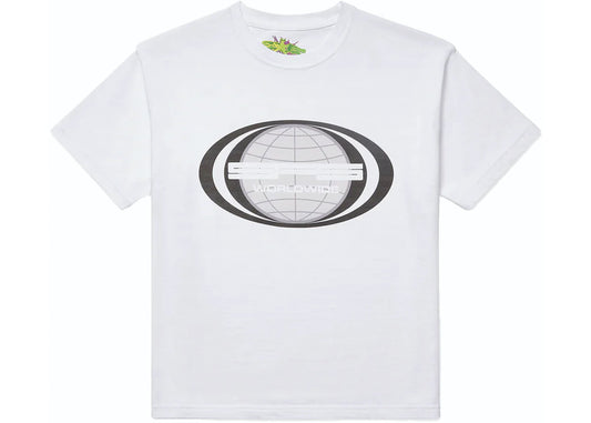 Sp5der Jumbo Globe Tee White