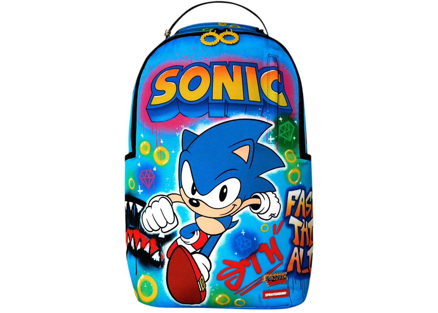 Sprayground Sonic on the Run 91 Backpack Multicolor