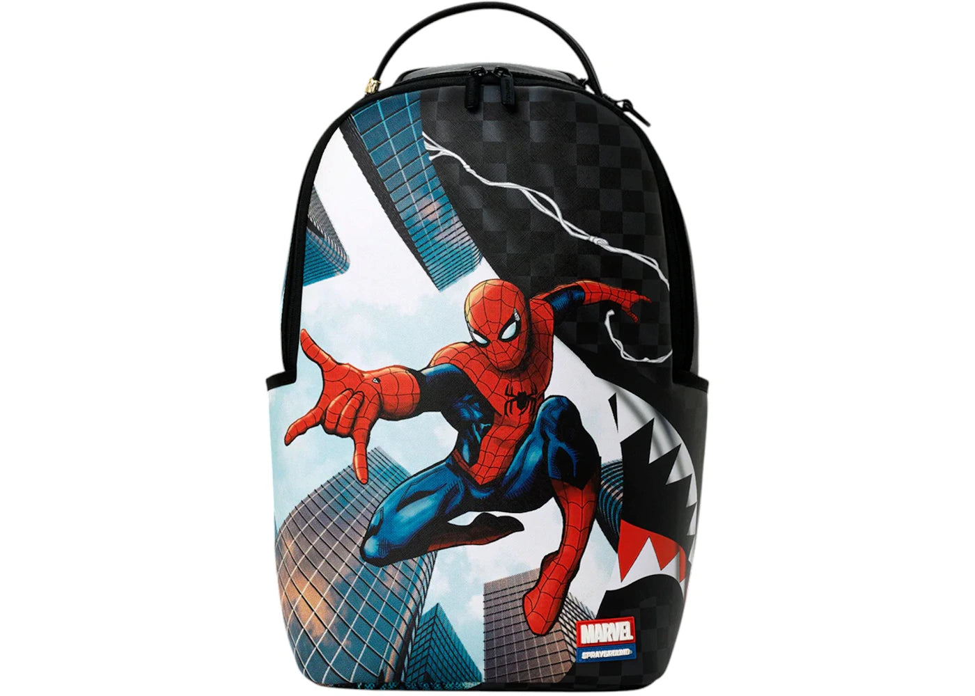 Sprayground Spiderman Official Collab Protect The City Backpack Multicolor