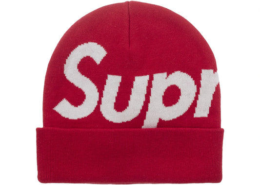 Supreme Big Logo Beanie (FW25) Red