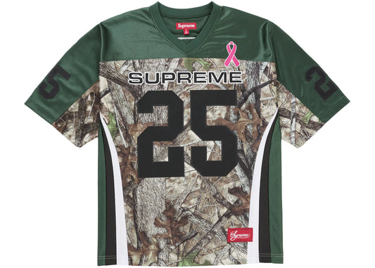 Supreme Breast Cancer Awareness Football Jersey Green