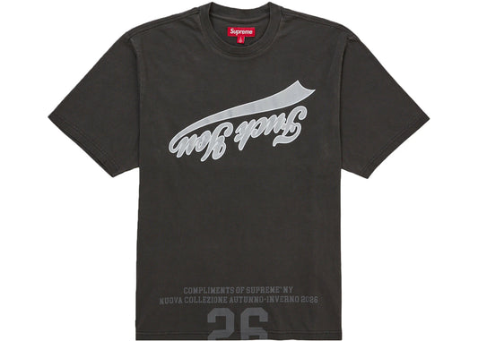 Supreme Cracked Flipped S/S Top Black