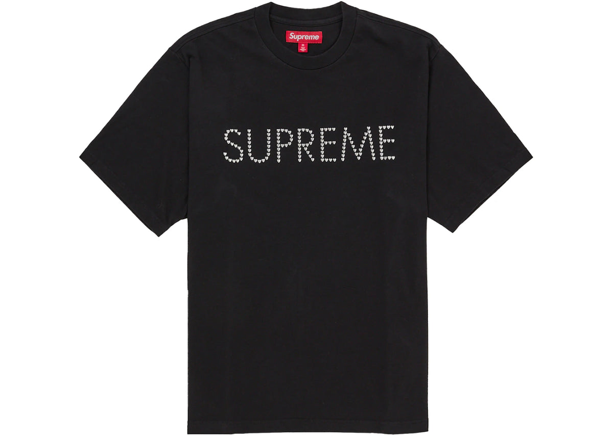 Supreme Hearts Studded S/S Top Black