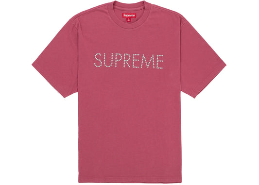 Supreme Hearts Studded S/S Top Red