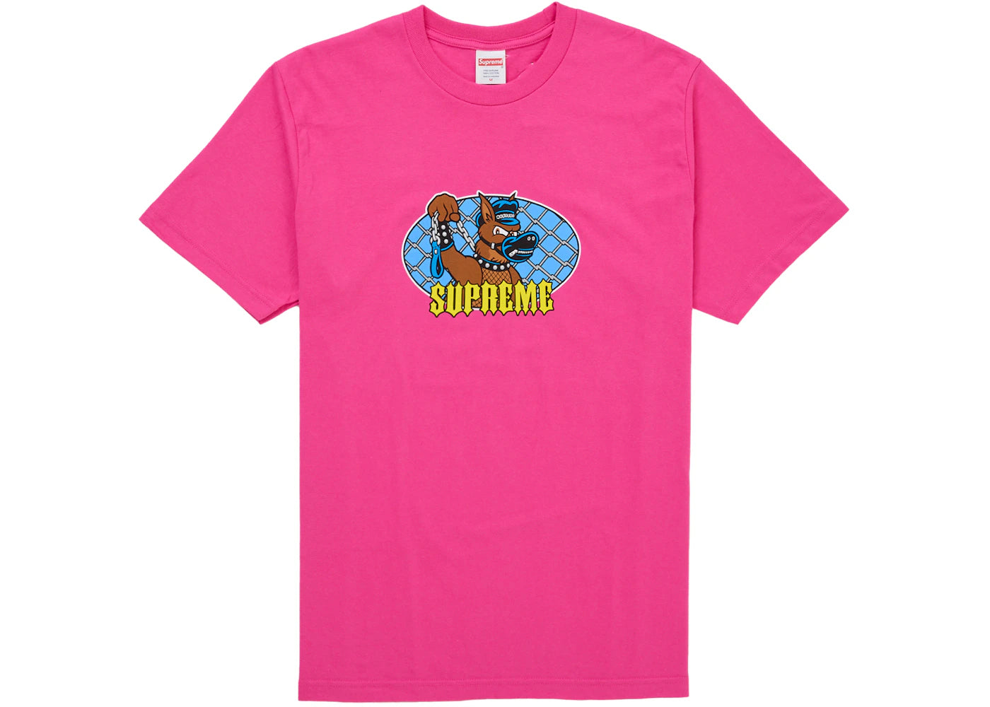 Supreme Leash Tee Fuchsia