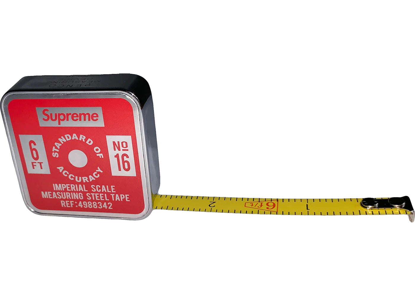 Supreme Penco Tape Measure (Imperial) Red