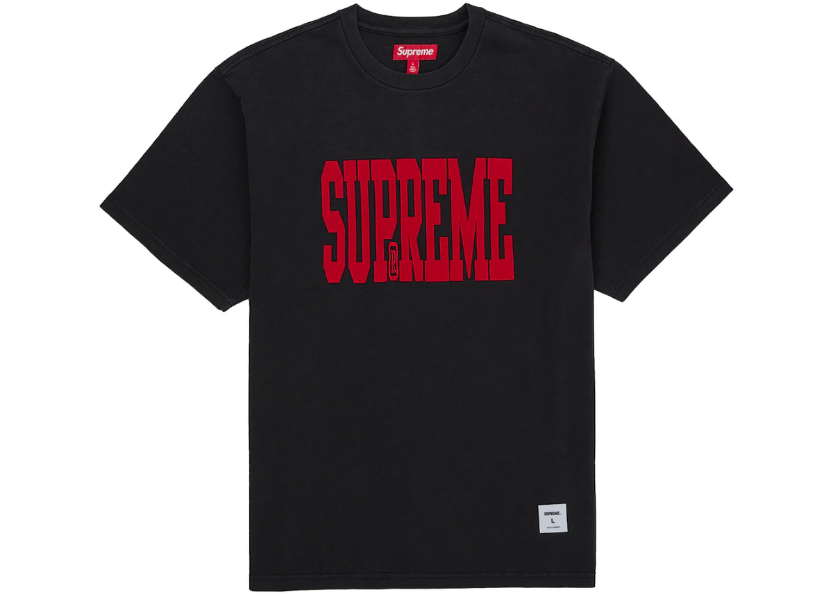 Supreme Stretch Applique S/S Top Black