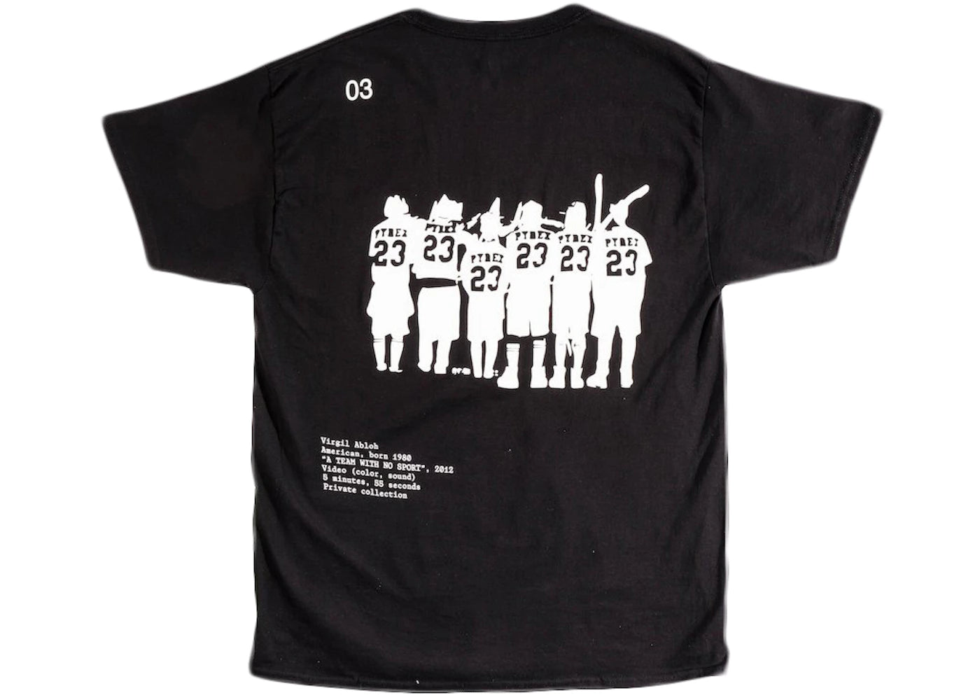 Virgil Abloh ICA Pink Panther T-shirt Black